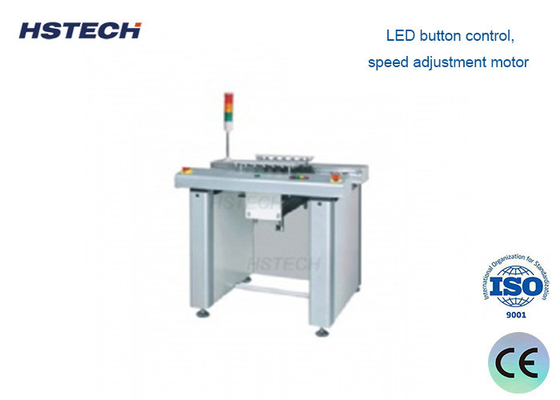 Bom preço. Equipamento de manipulação de circuitos impressivos de banda ESD de manivela manual de aço inoxidável durável para ajuste de largura do botão LED on-line