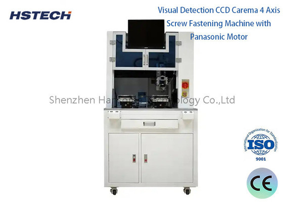 Bom preço. Máquina de fixação de parafusos de detecção visual CCD de bloqueio de parafusos de 4 eixos para sistema MES on-line