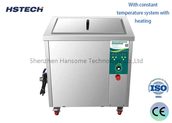 Bom preço. Equipamento de limpeza SMT de transdutor de alta potência com tanque de limpeza por ultra-som de sistema de temperatura constante on-line