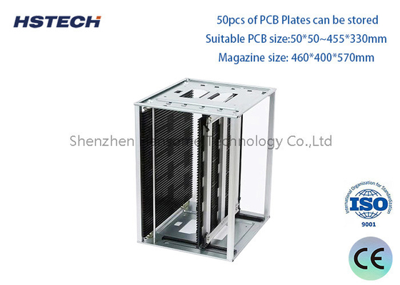 Bom preço. Equipamento de manipulação de PCB antiestático de largura ajustável para linha de produção SMT 50pcs ESD Rack on-line