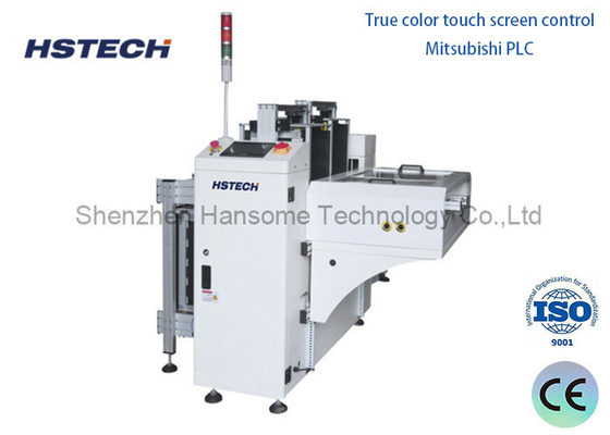 Bom preço. Descarregador de PCB MITSUBISHI PLC totalmente automatizado para equipamento de manipulação de revistas on-line