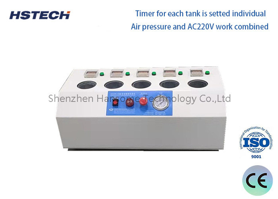 Bom preço. 5 Tanque Soldador Paste aquecer máquina Soldador Paste aquecer máquina temporizador máquina temperatura máquina de volta on-line