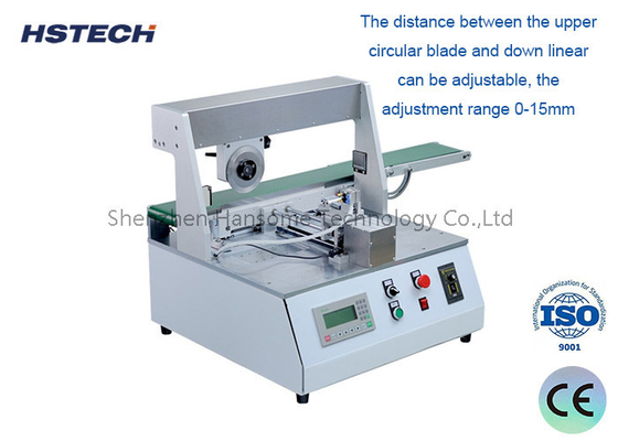 Bom preço. Dispositivo de dupla proteção Blade Miving PCB Separator v-Cut PCB Depaneling Equipamento on-line