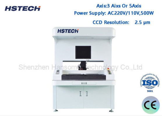 Bom preço. CCD de 3 eixos que posiciona a máquina distribuidora de cola visual com sistema de mesa dupla e precisão de ± 0,02 mm para montagem de PCB SMT on-line