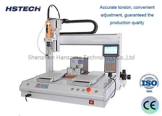 Bom preço. Máquina de fixação de parafusos de 3 eixos de prata Máquina de bloqueio de parafusos 55KG 2000rpm Para montagem de PCB on-line