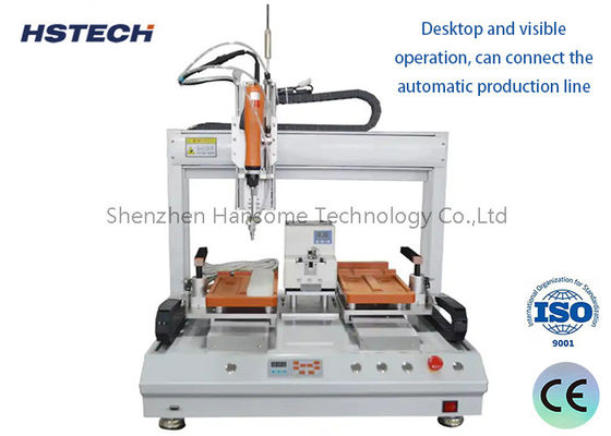 Máquina de fixação por parafuso de 4 eixos A escolha perfeita para fixação suave e precisa