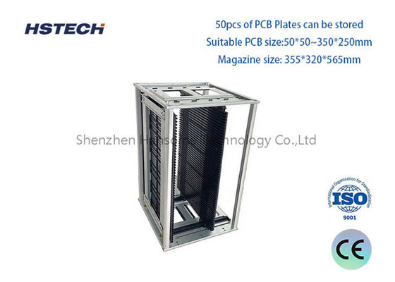 Bom preço. Limpeza com o rack de carregamento e descarregamento antiestático SMT da Rongxin para equipamentos de manuseio de PCB on-line