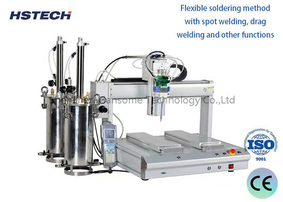 Bom preço. Máquina de distribuição de cola de tanque duplo Equipamento de distribuição de adesivo PCB automático industrial on-line