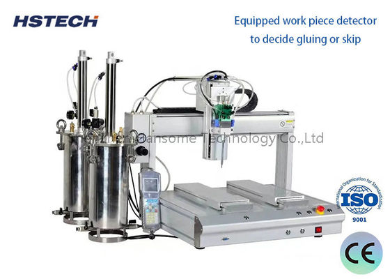 Bom preço. Máquina de distribuição automática de cola de duplo depósito Equipamento de distribuição de adesivos de PCB industrial on-line