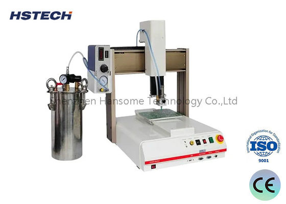 Bom preço. Máquina automática de distribuição de cola de lâmpadas LED Industrial PLC Controle de ecrã táctil on-line