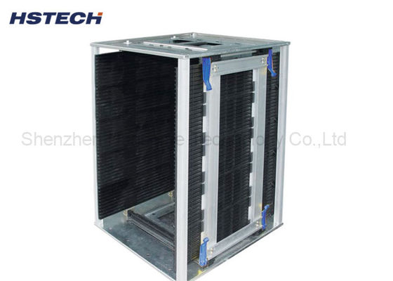 Bom preço. Equipamento de manipulação de PCB ajustável em largura SMT ESD Revista Estante de armazenamento Material de metal on-line
