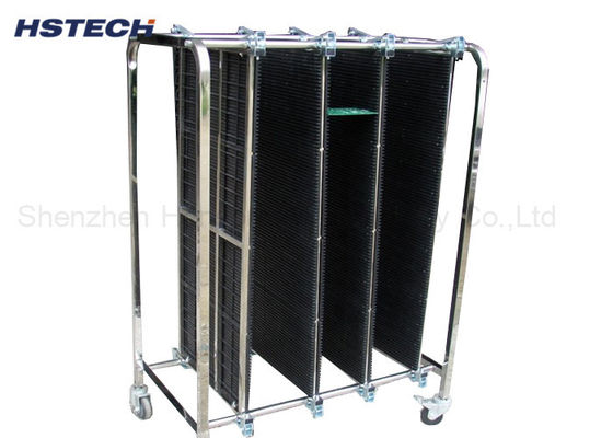 Bom preço. Equipamento de manuseio de PCB antiestático Caminhão de armazenamento ESD 350mm 460mm Opções de largura on-line