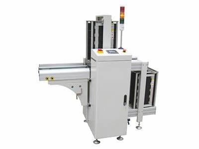 Bom preço. Aço inoxidável 3 Magaiznes Carregador de PCB Operação frontal 250mm on-line
