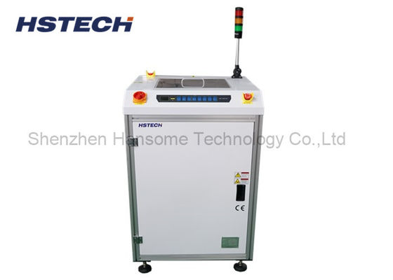 Equipamento de manuseio de PCB da janela de observação de trilhos com comando PLC de botão LED