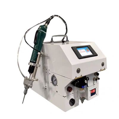 Bom preço. Máquina de aperto de parafuso portátil 40W com alimentador automático on-line